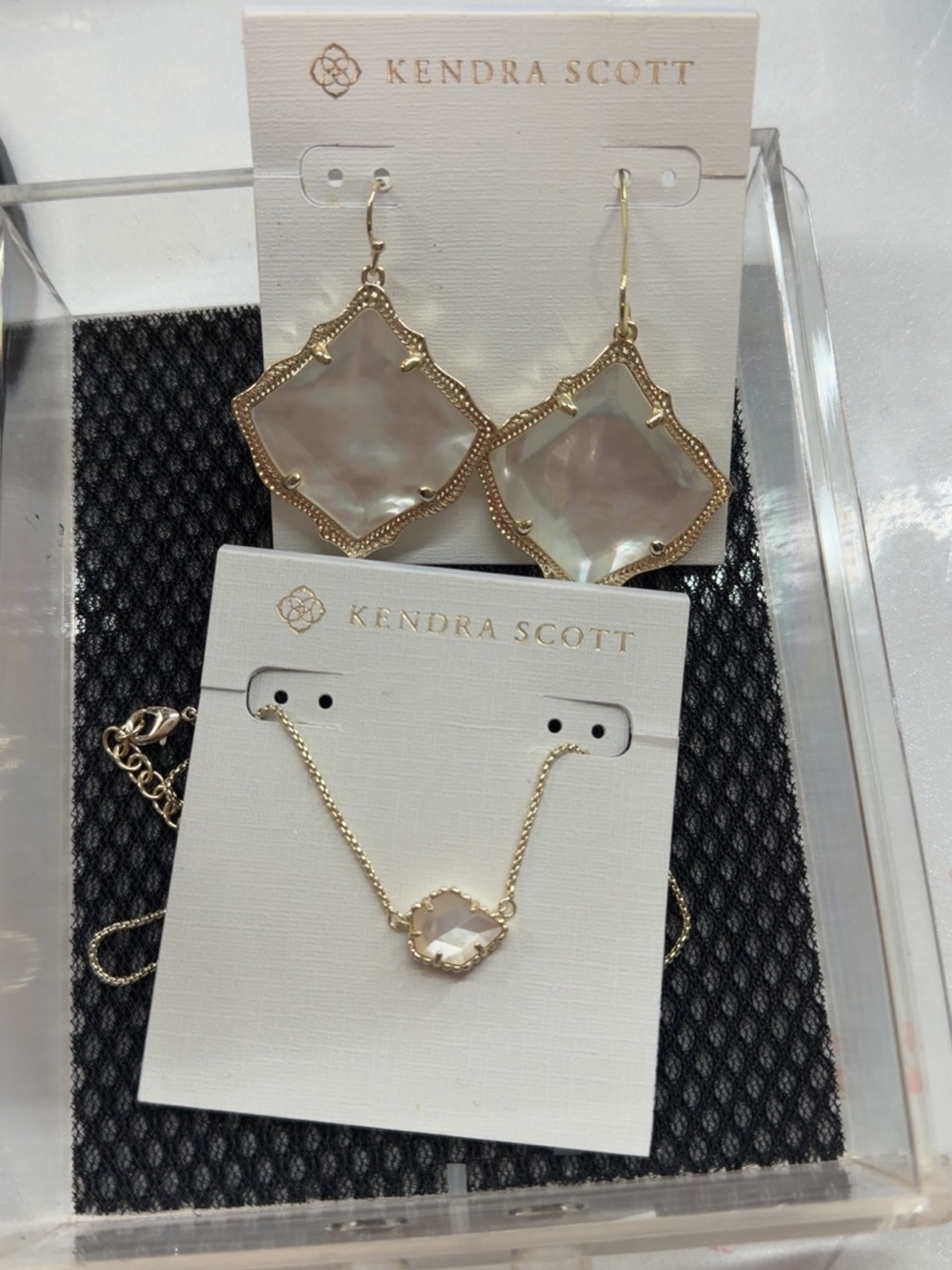 Kendra Scott Gold & Mother-of-Pearl Drop Earrings